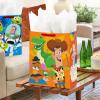 Birthday Hallmark Disney 13″ Large Gift Bag with Tissue Paper (Minnie Mouse, Yellow and Orange with Pink Polka Dots), Kids, Adults, Fans(Toy Story)