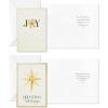 Boxed Religious Christmas Cards Assortment, Peace on Earth (4 Designs, 24 Cards with Envelopes)