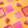 Crayola Color Pop Yellow and Orange Party Supplies (12 Dinner Plates, 12 Dessert Plates, 12 Paper Cups, 24 Napkins, 12 Sets of Plastic Cutlery) for Birthdays, Back to School, Halloween(Melon Orange  Tickle Me Pink)