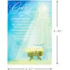 DaySpring Religious Christmas Card Assortment (3 Cards with Envelopes: Nativity, Angel, Star)(God’s Love Manger Scene Holiday Cards)
