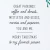 HALLMARK LGBTQ Christmas Card for Partner (Coffee and Pajamas, Merry & Gay)