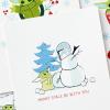 HALLMARK Star Wars The Mandalorian Boxed Christmas Card Assortment (16 Cards and Envelopes) Grogu, Baby Yoda, Snowman