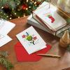 HALLMARK Star Wars The Mandalorian Boxed Christmas Card Assortment (16 Cards and Envelopes) Grogu, Baby Yoda, Snowman