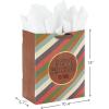 Hallmark 13″ Large Floral Gift Bag with Tissue Paper and Birthday Card (Modern Flowers, Pink, Sage, Blue, Black, Yellow) for Mom, Daughter, Sister, Girlfriend, Aunt, Nana(Green  Yellow  Gray  Blue)