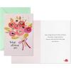 Hallmark 13″ Large Floral Gift Bag with Tissue Paper and Birthday Card (Modern Flowers, Pink, Sage, Blue, Black, Yellow) for Mom, Daughter, Sister, Girlfriend, Aunt, Nana(Pink  Sage)