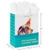 Hallmark 13″ Large Gift Bag with Birthday Card and Tissue Paper (Blue with Stars, Birthday Boy)(Did Someone Mention Cake?)