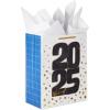 Hallmark 13″ Large Graduation Gift Bag with Tissue Paper (Gold and Black, Congrats!) for High School, College, Kindergarten, 8th Grade and More(Class of 2025)