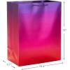 Hallmark 13″ Large Iridescent Gift Bags Assortment (3 Bags: Rainbow Gradients – Blue/Green, Gold/Silver, Purple/Red) for Birthdays, Graduations, Bridal Showers, Baby Showers(Blue  Green)