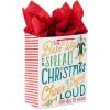 Hallmark 13″ Large National Lampoon’s Christmas Vacation Gift Bag with Tissue Paper (“Fun Old-Fashioned Griswold Family Christmas”) for Kids, Dads, Grandparents, Friends(Elf)