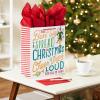 Hallmark 13″ Large National Lampoon’s Christmas Vacation Gift Bag with Tissue Paper (“Fun Old-Fashioned Griswold Family Christmas”) for Kids, Dads, Grandparents, Friends(Elf)