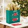 Hallmark 15″ Extra Large Christmas Gift Bag with Tissue Paper (Black Buffalo Plaid with Red Bow)(Emerald Green with Poinsettias)