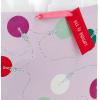 Hallmark 15″ Extra Large Holiday Gift Bag with Tissue Paper and Gift Tag (Trendy Lights on Pink, All Is Bright)(Christmas Lights)