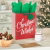 Hallmark 15″ Extra Large Holiday Gift Bag with Tissue Paper and Gift Tag (Trendy Lights on Pink, All Is Bright)(Christmas Wishes)