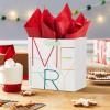 Hallmark 15″ Extra Large Holiday Gift Bag with Tissue Paper and Gift Tag (Trendy Lights on Pink, All Is Bright)(Modern Merry)