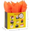 Hallmark 15″ Extra Large Paw Patrol Gift Bag with Tissue Paper for Birthdays, Kids Parties, Christmas, Holidays(Sushi  You’re Soy Great!)