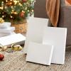 Hallmark 16″ Large Gift Boxes with Lids (12 White Robe Boxes) for Christmas, Birthdays, Holidays(12 Count (Pack of 1))