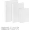Hallmark 16″ Large Gift Boxes with Lids (12 White Robe Boxes) for Christmas, Birthdays, Holidays(12 Count (Pack of 1))