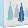 Hallmark 17″ Extra Large Blue Gift Bags with Tissue Paper (3 Gift Bags: Starry Snowflakes on Navy) for Winter Weddings, Birthdays, Housewarming Gifts(1 Count (Pack of 3))