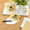 Hallmark 2025 Bulk Graduation Thank You Cards, Black and Gold (40 Count with Envelopes) for Grad Announcements, Invitations, Thanks(2023 Grad)