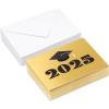 Hallmark 2025 Bulk Graduation Thank You Cards, Black and Gold (40 Count with Envelopes) for Grad Announcements, Invitations, Thanks(2025 Grad)