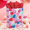 Hallmark 6″ Small Valentine’s Day Gift Bag with Tissue Paper (Red Happy Valentine’s Day, Gold Heart)(Candy Hearts)