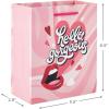 Hallmark 6″ Small Valentine’s Day Gift Bags (6 Bags, 3 Designs: Hello Gorgeous, Pink, Red) for Classroom Exchange, Galentine’s Day(Happy Heart Day  Hello Gorgeous  You Shine)