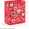 Hallmark 6″ Small Valentine’s Day Gift Bags (8 Bags, 4 Designs: Hearts, Rainbows, Pug Puppy) for Kids, Classroom Parties, Galentines Day(Hearts  Happy Valentine’s Day  Dog  Rainbow)
