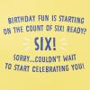 Hallmark 6th Birthday Card for Kids with Detachable Pop It! Toy(6 Year Old)