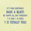Hallmark 7th Birthday Card for Kids with Detachable Pop It! Toy