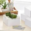 Hallmark 8″ Gift Boxes for Christmas, Holidays, Birthdays, Weddings, Crafts, Fathers Day, Care Packages and More, 5 Box Set(Bright White)