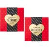 Hallmark 8″ Medium Valentine’s Day Gift Boxes (Pack of 2: Red with Black and Gold Wrap Band) for Jewelry, Wrapped Candy, Small Toys, Gift Cards(Red with Black Band)