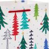 Hallmark 9″ Christmas Gift Bags (6 Medium Bags, 3 Designs: Red Polka Dot, Colorful Trees, Navy Snowflake) for Holiday Partes, Winter Weddings, Birthdays