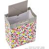 Hallmark 9″ Medium Gift Bag with Tissue Paper (Flowers and Butterflies; Turquoise and Yellow) for Birthdays, Mothers Day, Bridal Showers, Baby Showers and More(Flowers and Stripes)