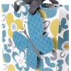 Hallmark 9″ Medium Gift Bag with Tissue Paper (Flowers and Butterflies; Turquoise and Yellow) for Birthdays, Mothers Day, Bridal Showers, Baby Showers and More(Flowers and Butterflies)