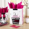 Hallmark Assorted Birthday Gift Bags (8 Bags: 3 Small 6″, 3 Medium 9″, 2 Large 13″) Smiling Sun, Balloons, Cute Flowers and Plants(Flamingo  Shoes  Cake)