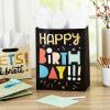 Hallmark Assorted Birthday Gift Bags (8 Bags: 3 Small 6″, 3 Medium 9″, 2 Large 13″) Smiling Sun, Balloons, Cute Flowers and Plants(Let’s Celebrate!)