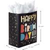 Hallmark Assorted Birthday Gift Bags (8 Bags: 3 Small 6″, 3 Medium 9″, 2 Large 13″) Smiling Sun, Balloons, Cute Flowers and Plants(Let’s Celebrate!)