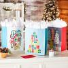 Hallmark Assorted Christmas Gift Bag Bundle (3 Extra Large 17″ Gift Bags, 3 Designs) Trees, Presents, Peace, Love, Joy in Pink, Yellow, Mint Green, Gray and White