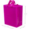 Hallmark Assorted Gift Bags (8 Bags: 3 Small 6″, 3 Medium 9″, 2 Large 13″) Solid Pink, Blue, Green, Yellow, Red(Medium Solid Color Gift Bags  Pack of 4)