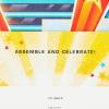 Hallmark Avengers Birthday Card with 3D Stickers and Glasses (Avengers Assemble!) (499RZB7022)(Assemble  City Scene with Paper Hulk  Black Widow  Captain America  Iron Man Figures)