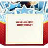 Hallmark Avengers Birthday Card with 3D Stickers and Glasses (Avengers Assemble!) (499RZB7022)(Pop Up  Iron Man  Hulk  Captain America)