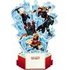 Hallmark Avengers Birthday Card with 3D Stickers and Glasses (Avengers Assemble!) (499RZB7022)(Pop Up  Iron Man  Hulk  Captain America)