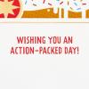 Hallmark Avengers Birthday Card with 3D Stickers and Glasses (Avengers Assemble!) (499RZB7022)(Superhero Birthday Cake)