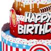 Hallmark Avengers Birthday Card with 3D Stickers and Glasses (Avengers Assemble!) (499RZB7022)(Superhero Birthday Cake)