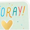 Hallmark Baby Shower Card for New Parents (Hooray) Welcome New Baby, Congratulations, Gender Reveal(Hooray)