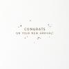 Hallmark Baby Shower Card for New Parents (Hooray) Welcome New Baby, Congratulations, Gender Reveal(Ice Cream Cones)