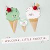Hallmark Baby Shower Card for New Parents (Hooray) Welcome New Baby, Congratulations, Gender Reveal(Ice Cream Cones)