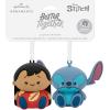 Hallmark Better Together Disney Mickey and Minnie Magnetic Christmas Ornaments, Set of 2(Lilo & Stitch)