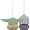 Hallmark Better Together Disney Mickey and Minnie Magnetic Christmas Ornaments, Set of 2(Mandalorian & Grogu)