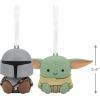 Hallmark Better Together Disney Mickey and Minnie Magnetic Christmas Ornaments, Set of 2(Mandalorian & Grogu)